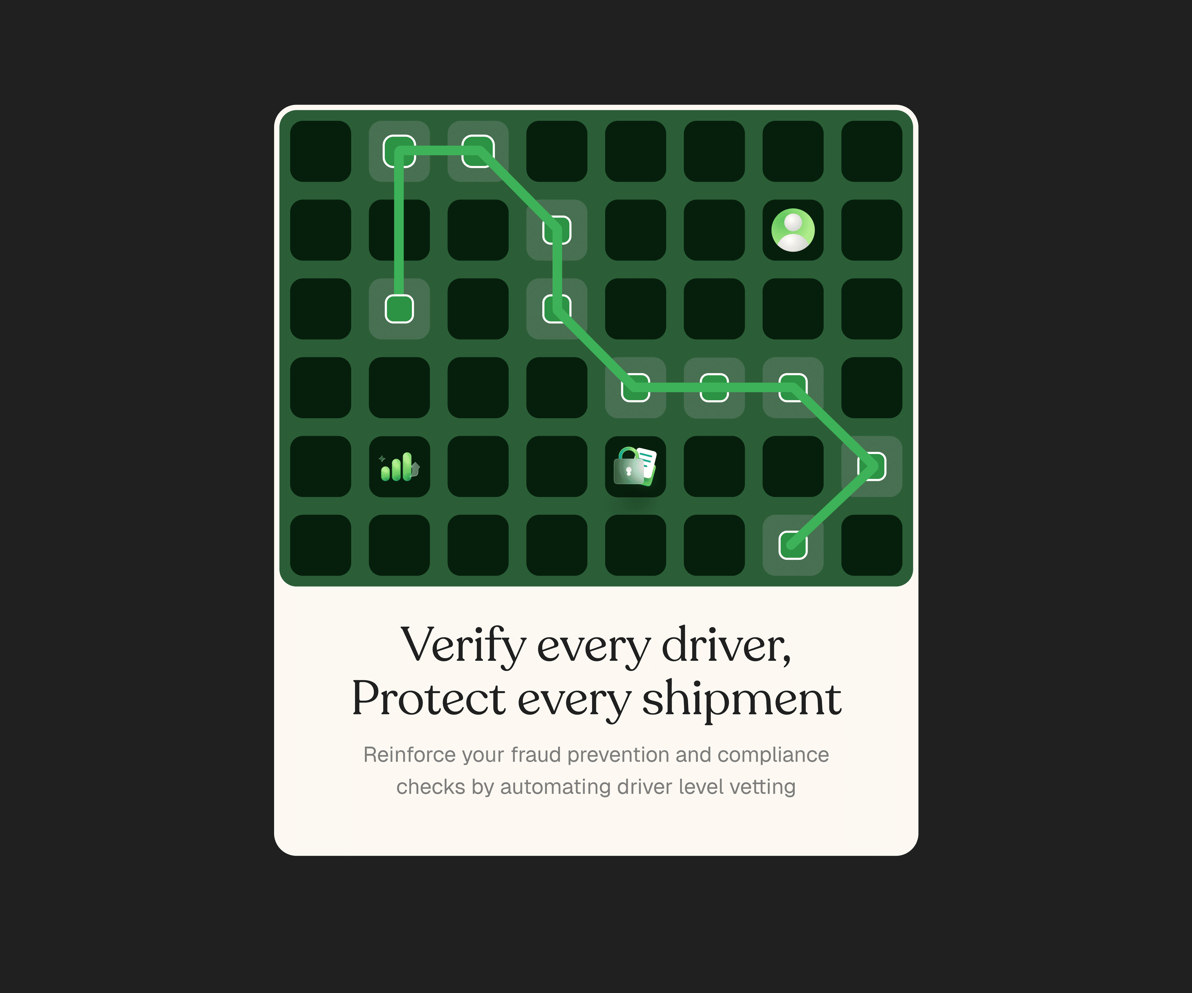 Indemni driver verification and shipment protection